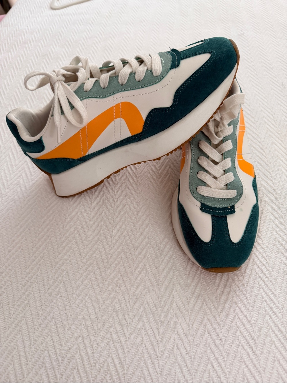 Green and Yellow sneakers